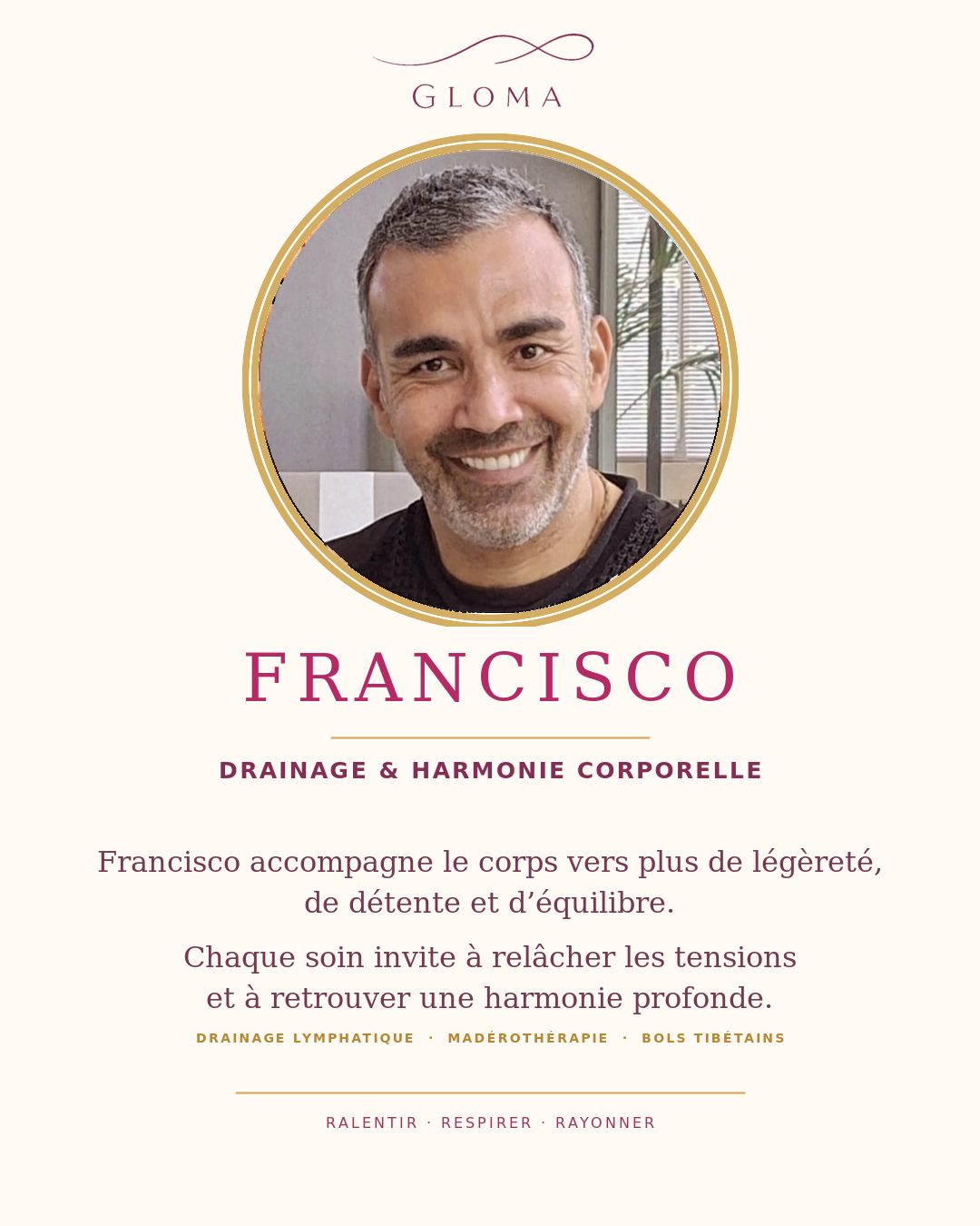 Francisco — Drainage et harmonie corporelle